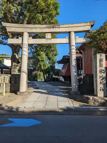 麻布氷川神社の鳥居