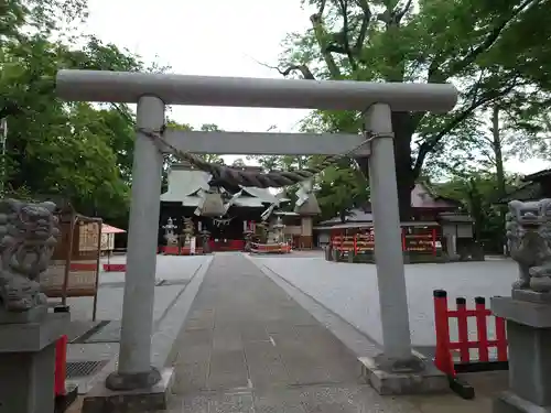 上野総社神社の鳥居