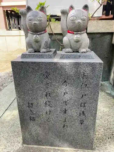 今戸神社の狛犬