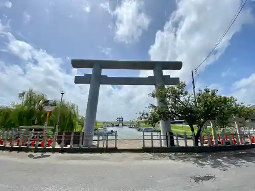 息栖神社の鳥居