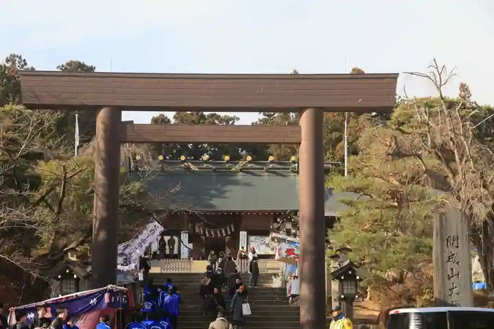 開成山大神宮の鳥居