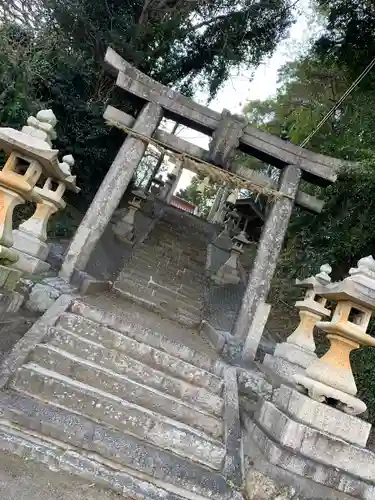 當嶋八幡宮の鳥居