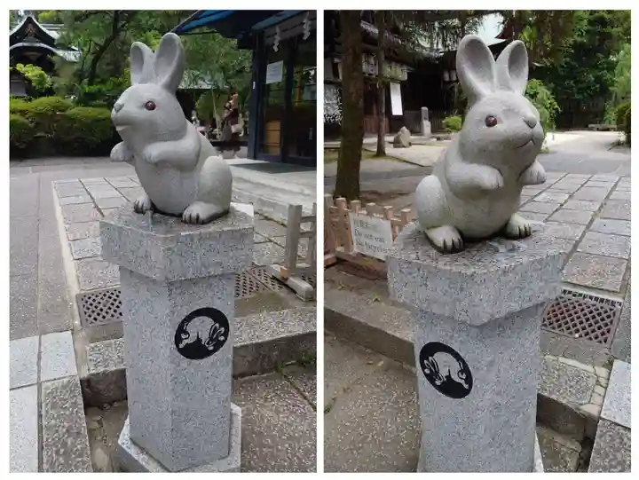 岡崎神社の狛犬
