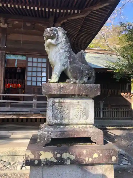 砥鹿神社(里宮)の狛犬