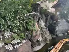 川越熊野神社の庭園