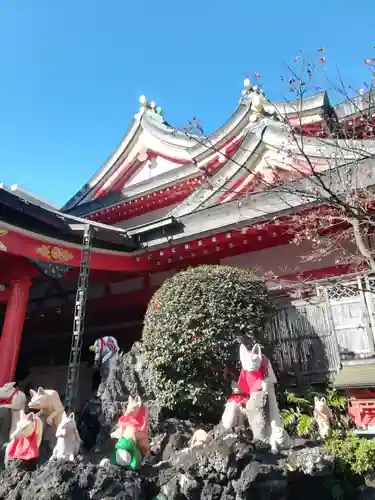 京濱伏見稲荷神社の狛犬