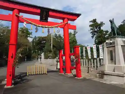 矢奈比賣神社(見付天神)の鳥居