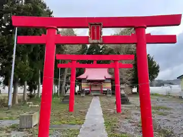 清川稲荷神社の鳥居