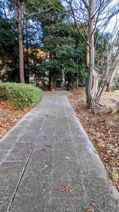 神明神社の自然