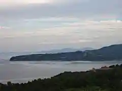 石清水神社の景色