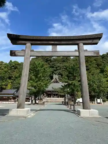 石見国一宮　物部神社の鳥居