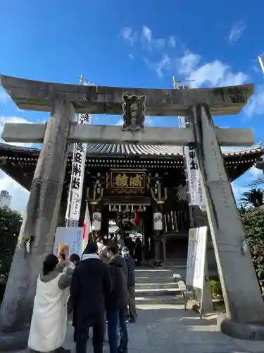 櫛田神社の鳥居