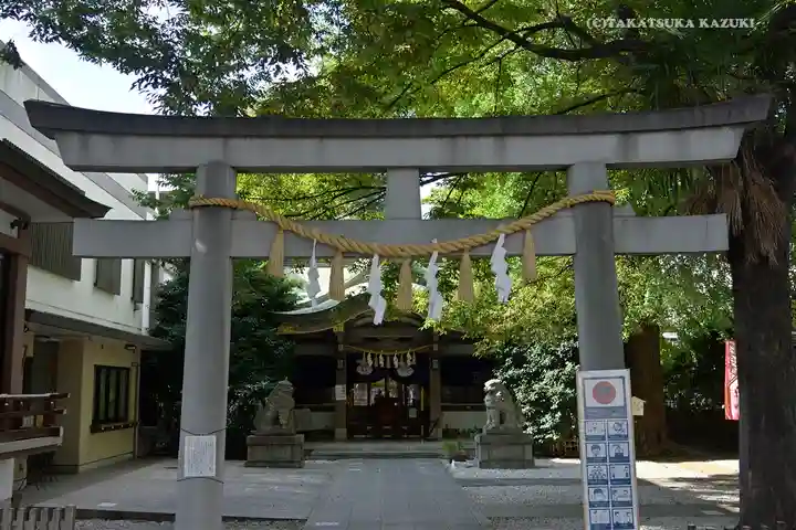 大鳥神社の鳥居