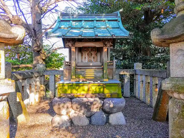 八幡社の本殿・本堂