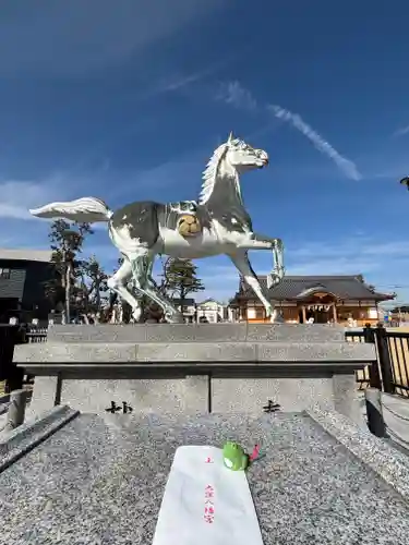 大窪八幡宮の像