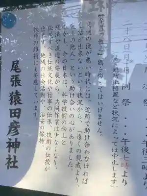 尾張猿田彦神社の歴史