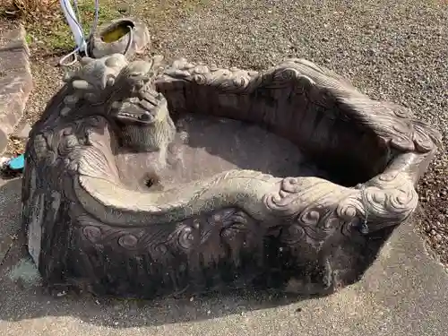 岡神社の手水