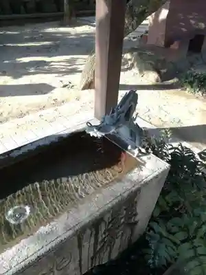 柏諏訪神社の手水舎