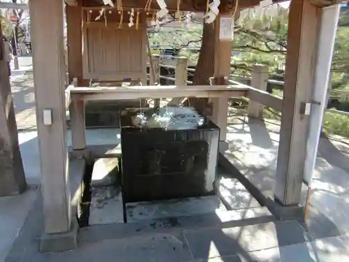 松戸神社の手水舎