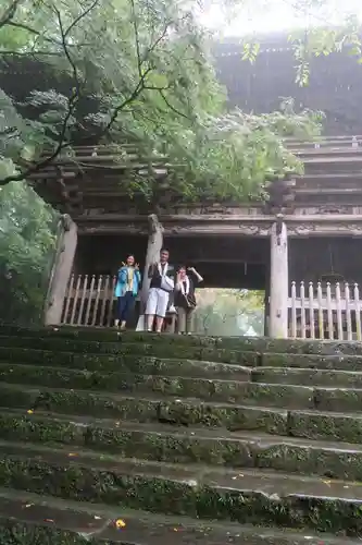 竹林寺の山門