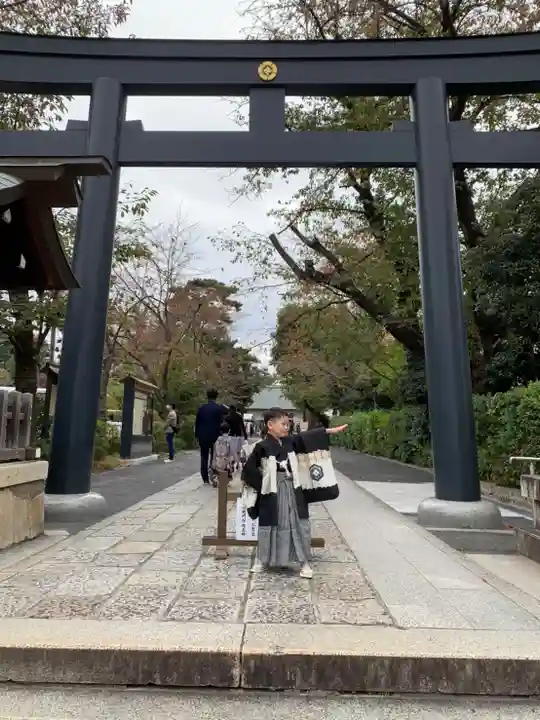 松陰神社の鳥居