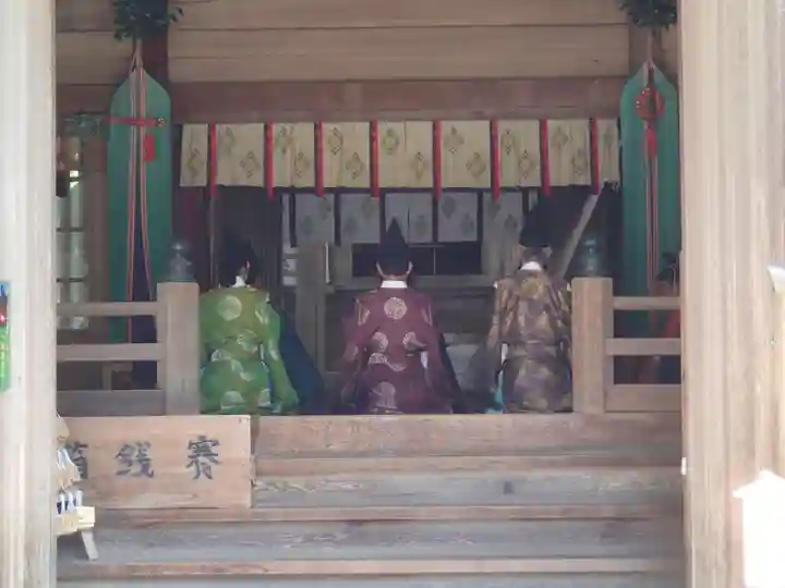 倭文神社のお祭り