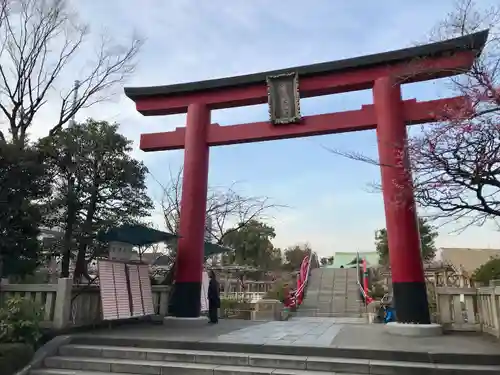 亀戸天神社の鳥居