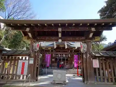 下谷神社の山門・神門