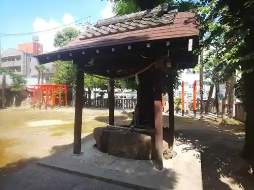 縣神社の手水