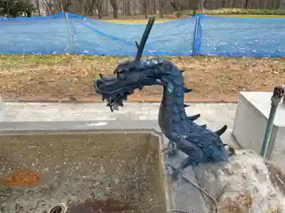 鹿追神社の手水舎