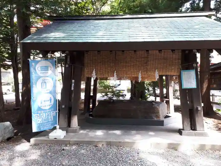 琴似神社の手水舎