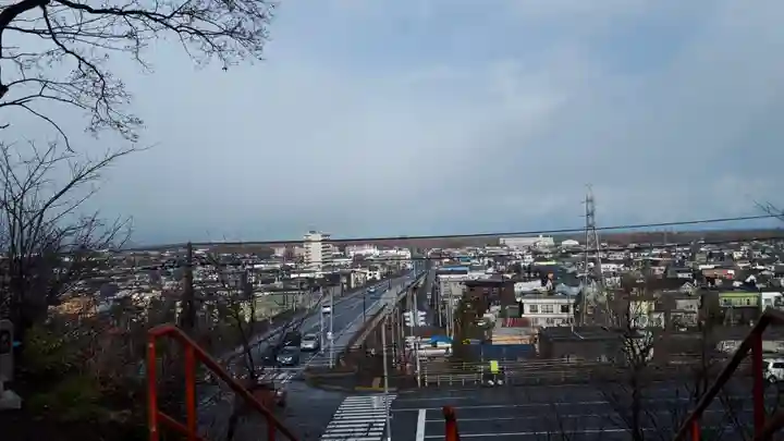 星置神社の景色