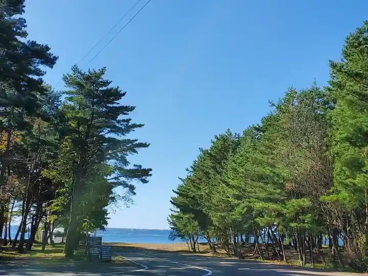 小平潟天満宮の周辺