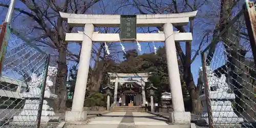 七郷神社の鳥居