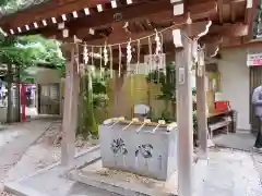 蛇窪神社の手水