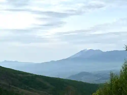 山家神社奥宮の景色