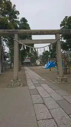 天祖神社の鳥居