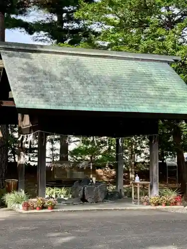 富良野神社の手水舎