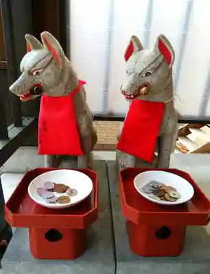 清田稲荷神社の狛犬