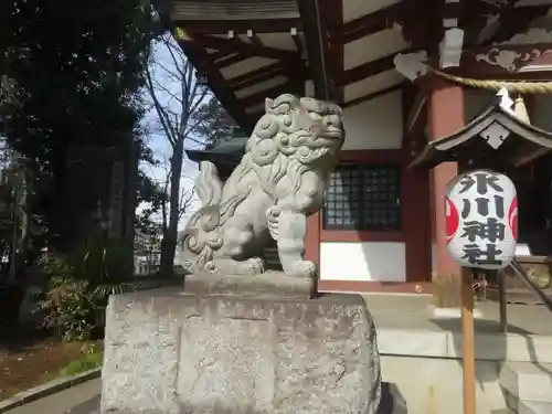 大泉氷川神社の狛犬