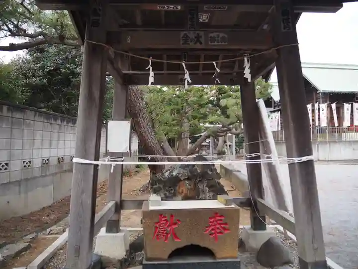 西小松川天祖神社の手水舎