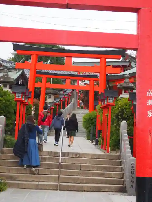 三光稲荷神社の鳥居