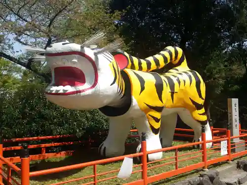 朝護孫子寺の狛犬