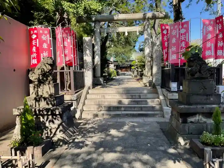 下神明天祖神社の鳥居