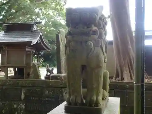 酒列磯前神社の狛犬