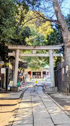 荻窪白山神社の鳥居