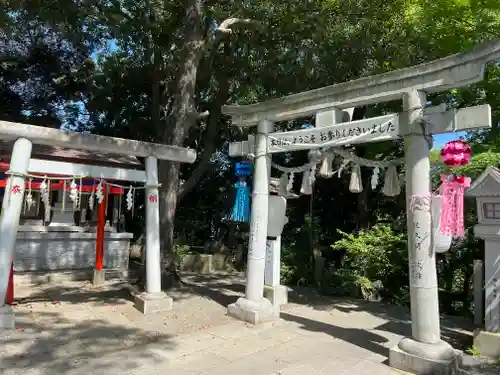 多摩川浅間神社の鳥居