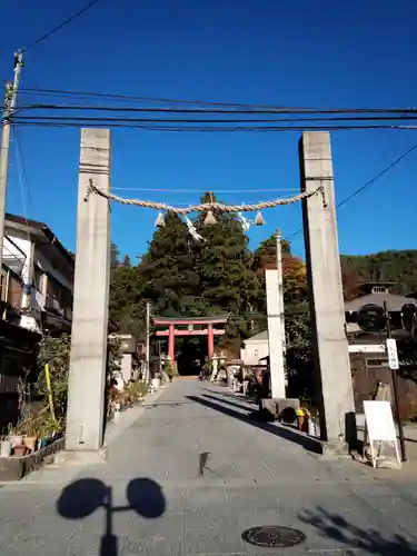 河口浅間神社の鳥居