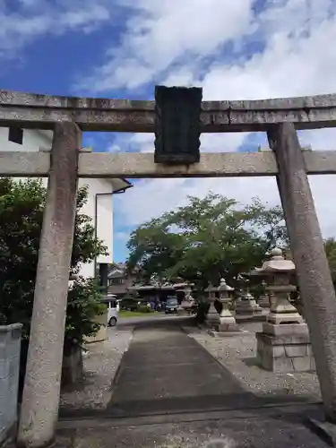 千代神社の鳥居
