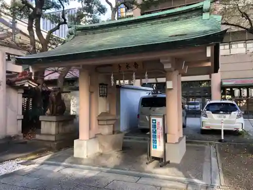 坐摩神社の手水舎